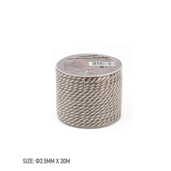 [000650009] Naturehike – paraşüt ipi (3,5 mm, 20 m, Kahverengi)