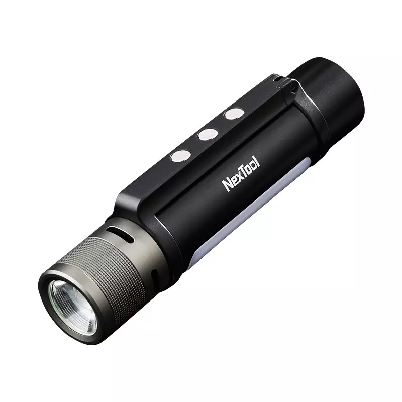 [002010002] NexTool Tactische staaflamp met leeslamp, powerbank en noodfunctie