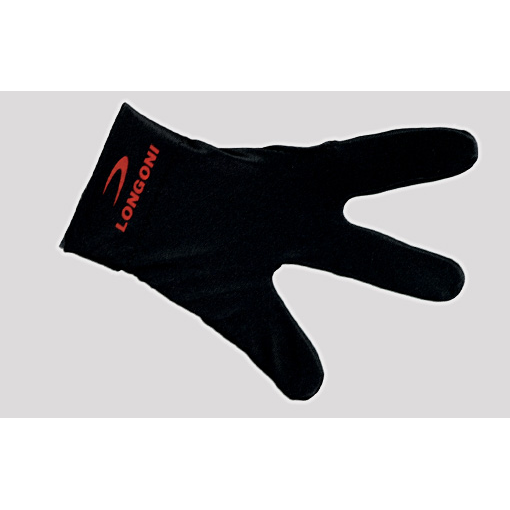 Longoni Billardhandschuh schwarz (Rechtshänder)