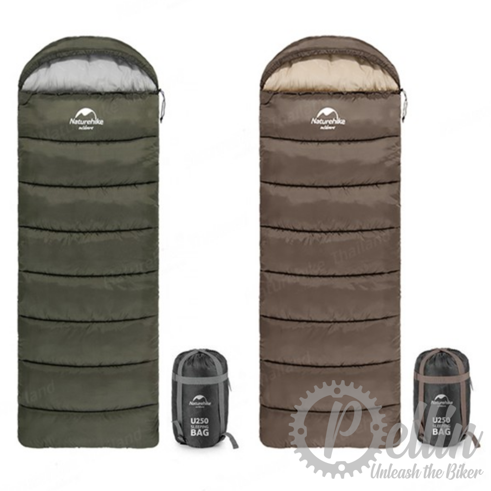 U250 Enveloppe Sleeping bag with hood