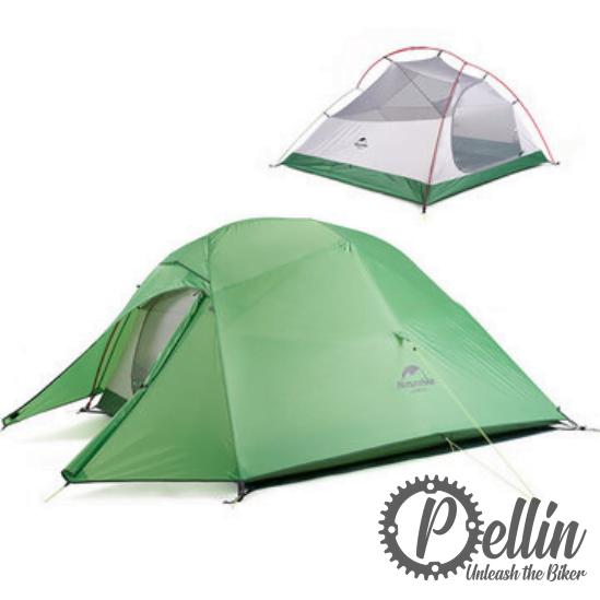 [000070003] Naturehike Cloud Up 2 Upgraded 210T lichte 1 tot 2 persoons tent (Naranja)